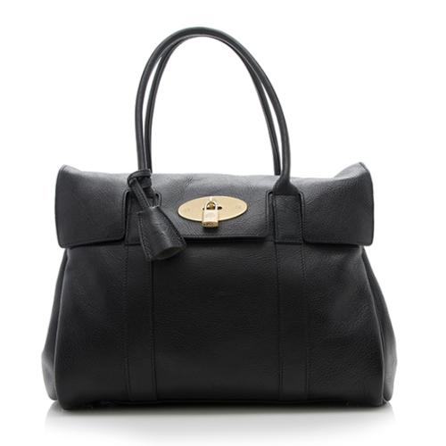 Mulberry Natural Leather Bayswater Satchel 