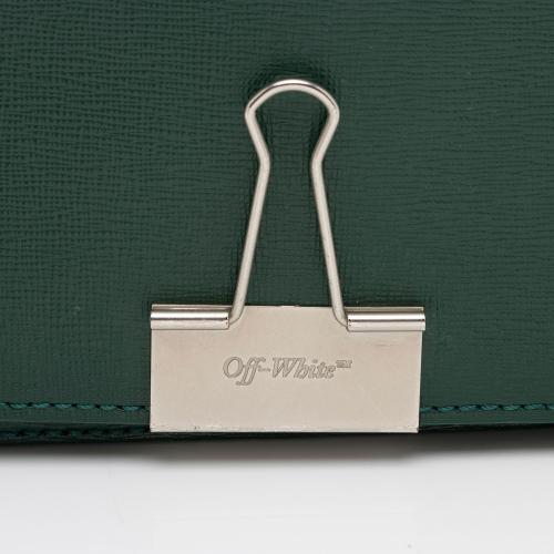 Binder clip sale leather shoulder bag