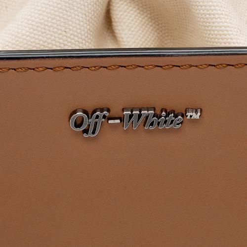 Off-White Leather Boxy Shoulder Bag