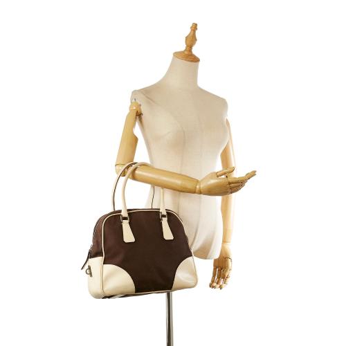 Prada Canapa Bauletto Handbag