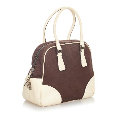 Prada Canapa Bauletto Handbag