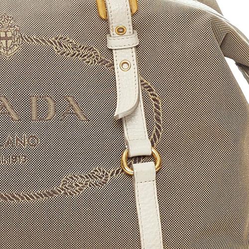 Prada Canapa Logo Canvas Shoulder Bag