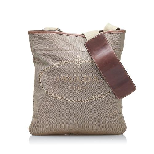 Prada Canapa Logo Crossbody Bag