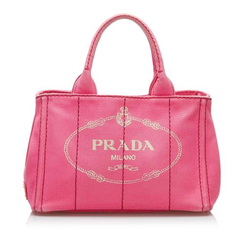 Prada Canapa Logo Satchel