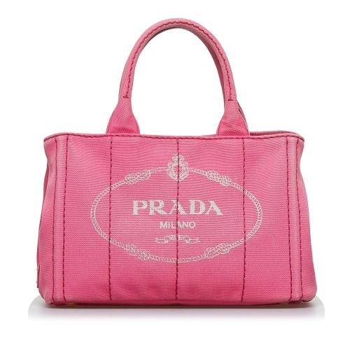 Prada Canapa Logo Satchel