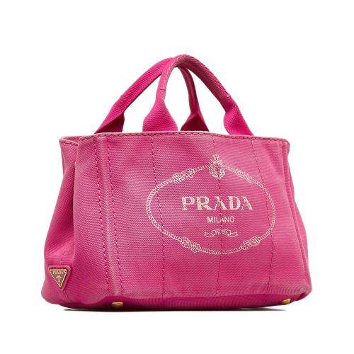 Prada Canapa Logo Satchel | Prada Handbags | Bag Borrow or Steal