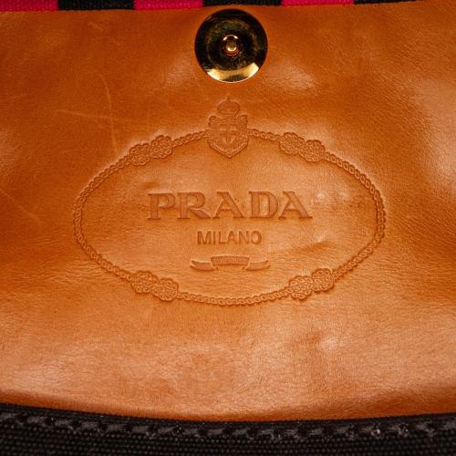 Prada Canapa Righe Crossbody Bag | Prada Handbags | Bag Borrow or 