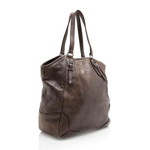 Prada Cervo Lux Large Shoulder Bag