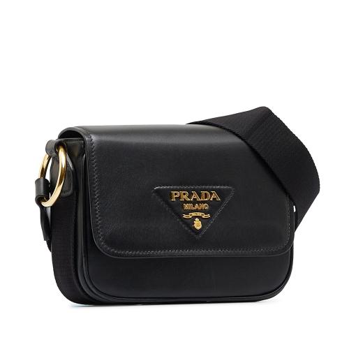 Prada Identity Crossbody Bag - Grey