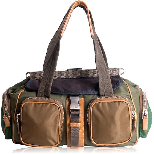 Prada Collectors Edition Military Satchel Handbag