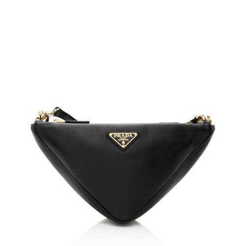 Prada Jacquard Symbole Triangle Mini Shoulder Bag