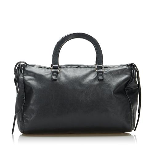 Prada Leather Boston Bag