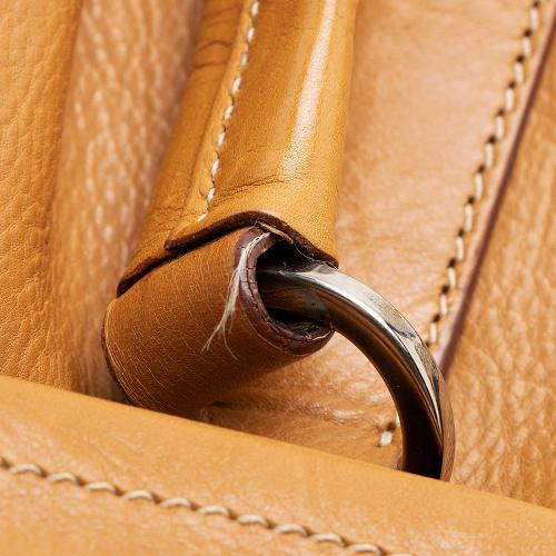 Prada Leather Buckle Shoulder Bag