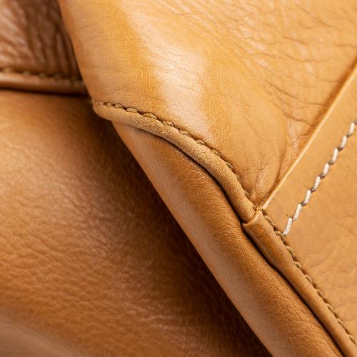 Prada Leather Buckle Shoulder Bag