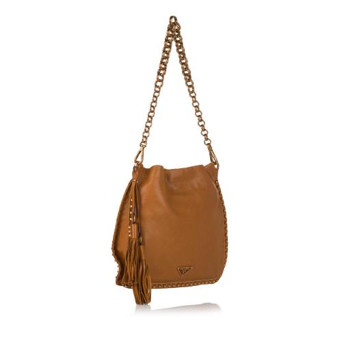 Prada Leather Chain Shoulder Bag