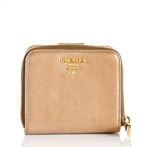 Prada Leather French Wallet