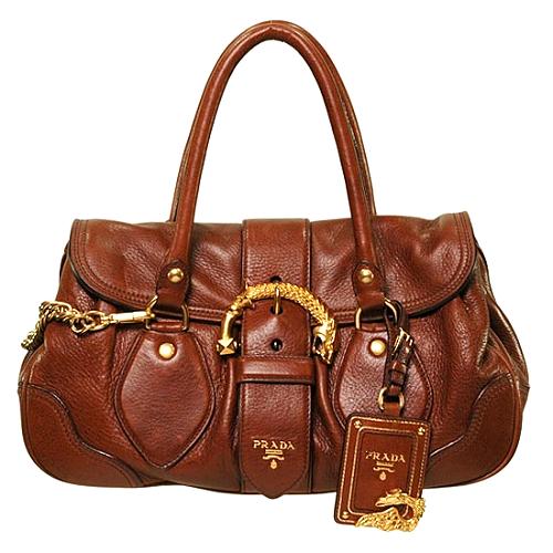 Prada Leather Satchel Handbag