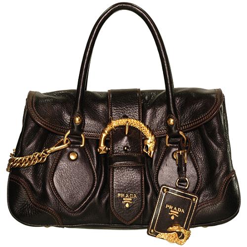 Prada Leather Satchel Handbag