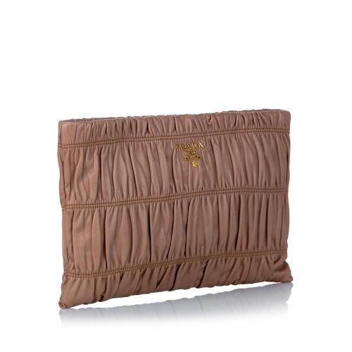 Prada Nappa Gaufre Clutch Bag