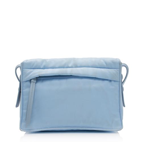 Prada Padded Re-Nylon Flap Small Shoulder Bag