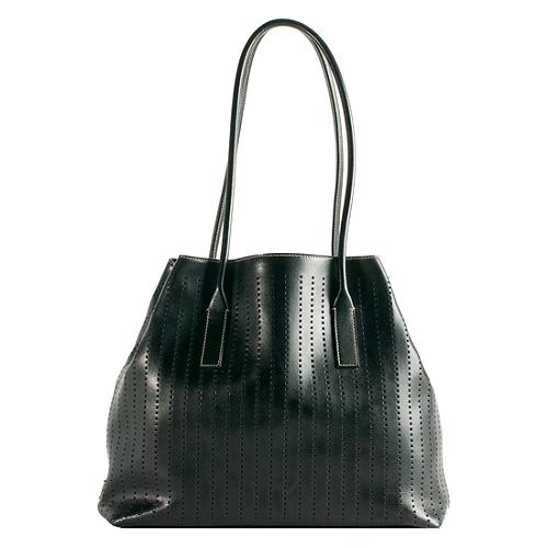 prada perforated tote