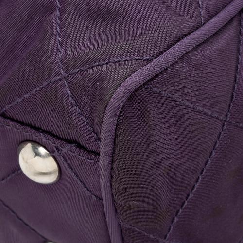 Prada Quilted Tessuto Shoulder Bag