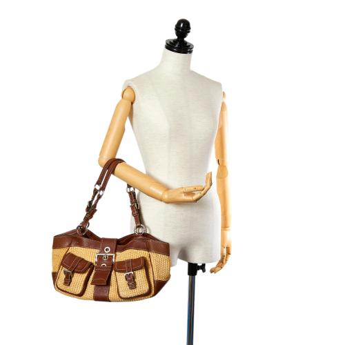 Prada Raffia Shoulder Bag
