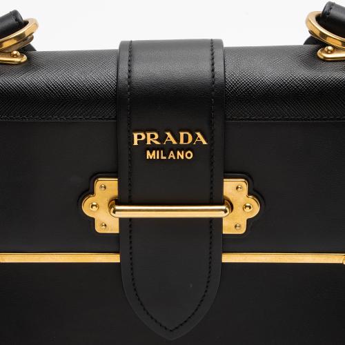 Prada Calfskin Cahier Top Handle