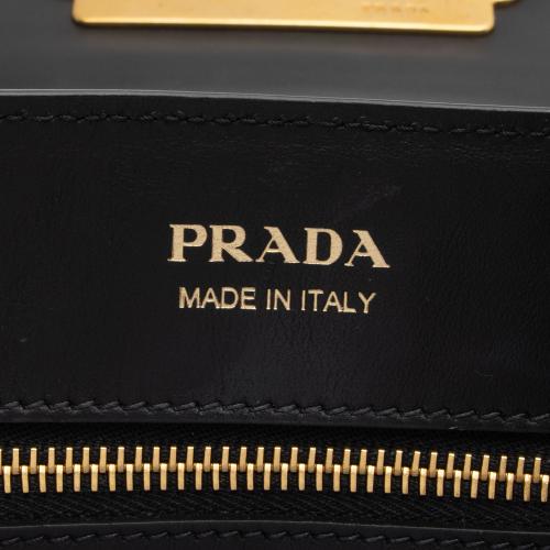 Prada Calfskin Cahier Top Handle