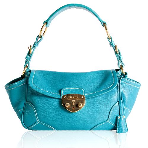 Prada Saffiano Flap Small Shoulder Handbag