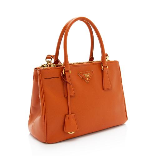 Prada Saffiano Lux Double Zip Small Tote | Prada Handbags | Bag