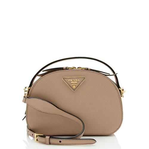 Prada Saffiano Leather Lux Odette Crossbody Bag