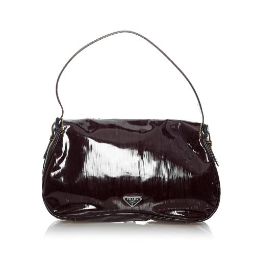 Prada Saffiano Vernice Shoulder Bag