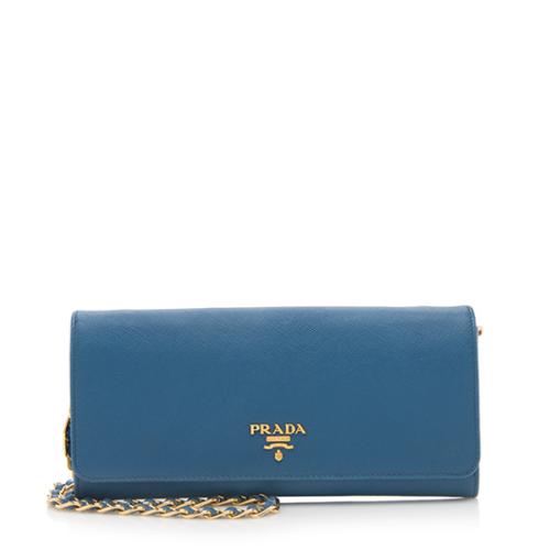 Prada Saffiano Wallet Crossbody Bag