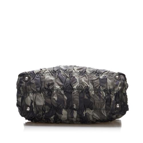 Prada Tessuto Gaufre Camouflage Business Bag