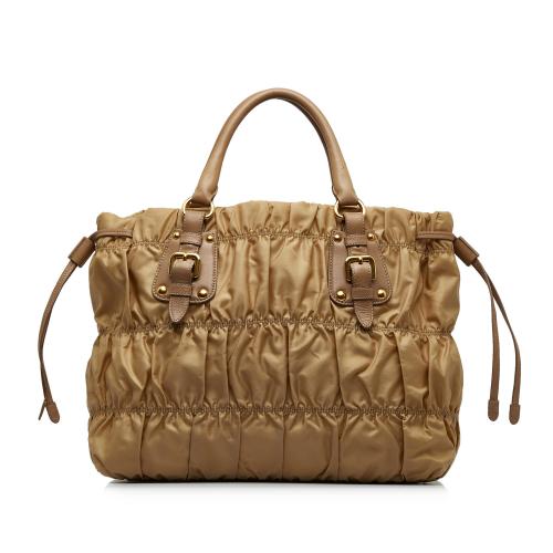 Prada Tessuto Gaufre Satchel Prada Handbags Bag Borrow or Steal