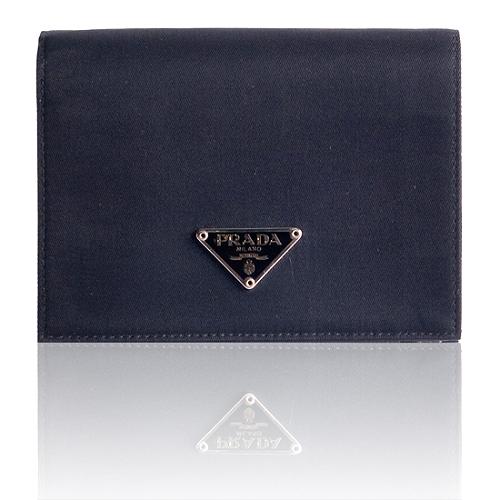 Prada Tessuto Saffiano Bi-Fold Wallet