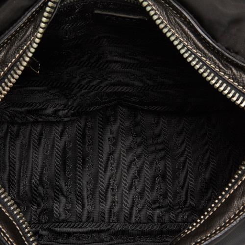 Prada Tessuto Tassel Shoulder Bag