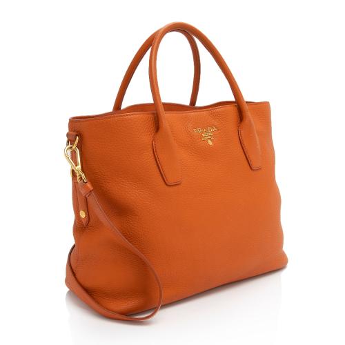 Prada Vitello Daino Shopping Tote