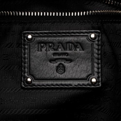Prada Vitello Daino Side Pocket Flap Bag