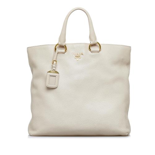 Prada Vitello Daino Tote Bag