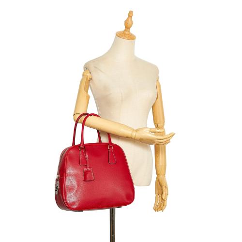 Prada Vitello Leather Handbag