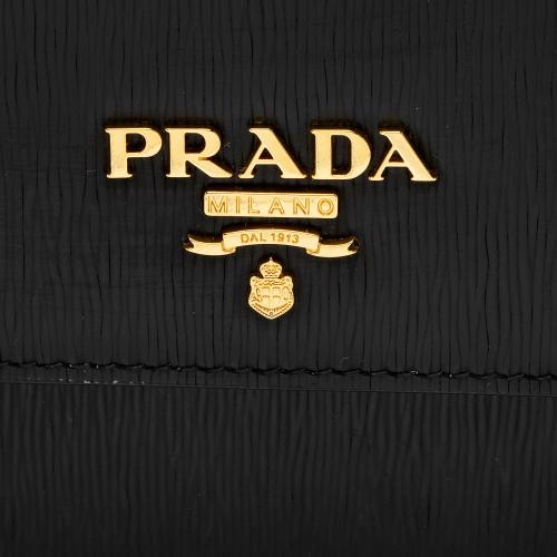 Prada Vitello Move Mini Wallet on Chain