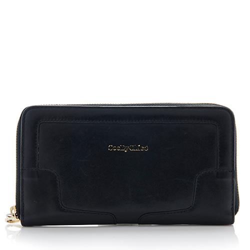 See By Chloe Leather Zip Around Wallet