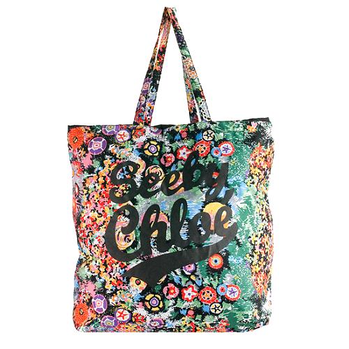 See by Chloe Floral Canvas Tote