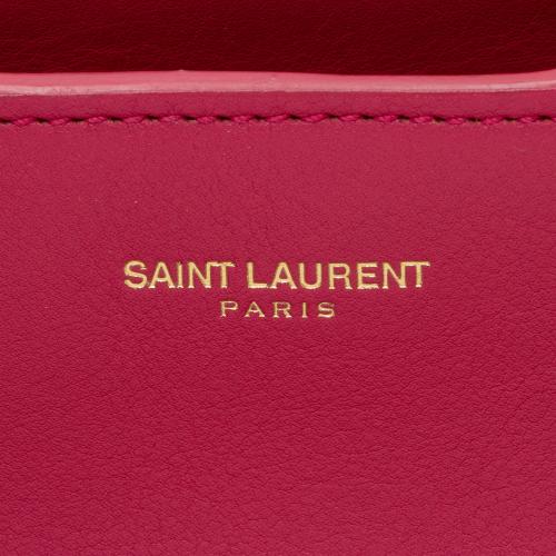 Saint Laurent Calfskin Cabas Chyc Medium Tote