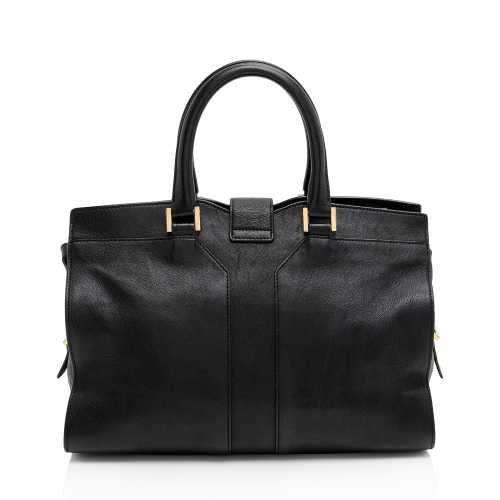 Saint Laurent Calfskin Cabas Chyc Small Tote