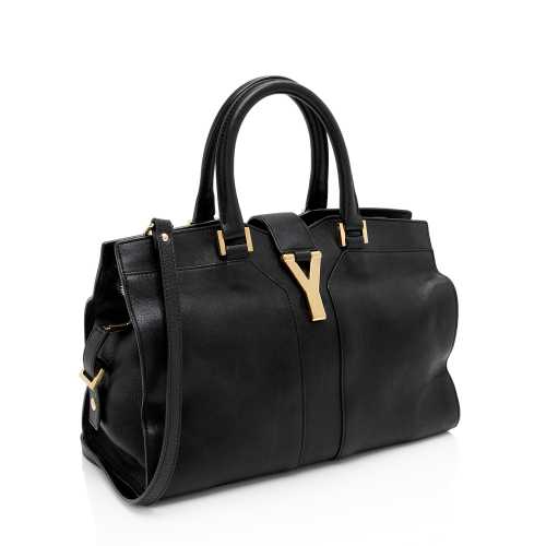 Saint Laurent Calfskin Cabas Chyc Small Tote