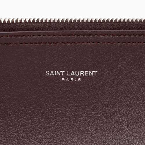 Saint Laurent Calfskin Fringe Large Shopping Tote