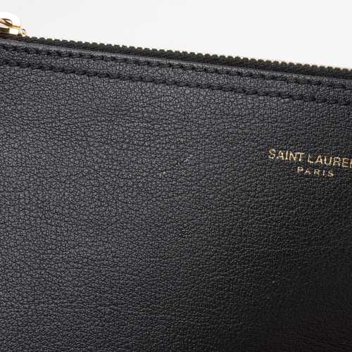 Saint Laurent Calfskin Large Shopping Tote